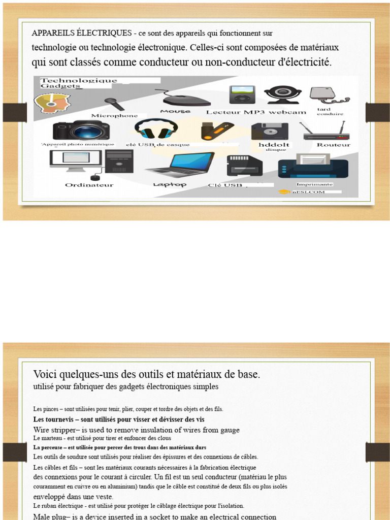 Outils et gadgets électriques essentiels | PDF | Électrotechnique ...