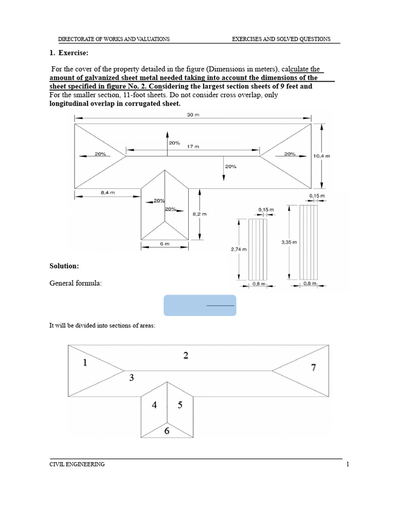 Civil Engineering Exercises on Material Costs | PDF | Brick | Area