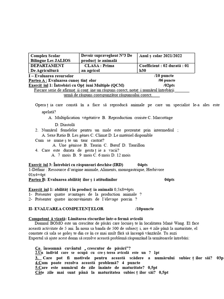 Proba PA | PDF