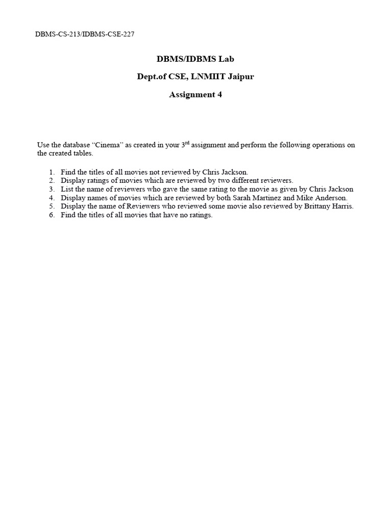Assignment 4 W4 | PDF