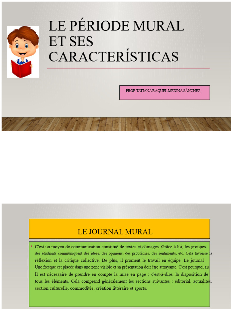 Caractéristiques du Journal Mural | PDF | Mise en page