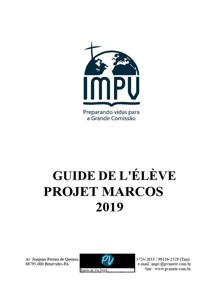 Guide Étudiant Projet Marcos 2019 | PDF | Dieu | Bibliothèques