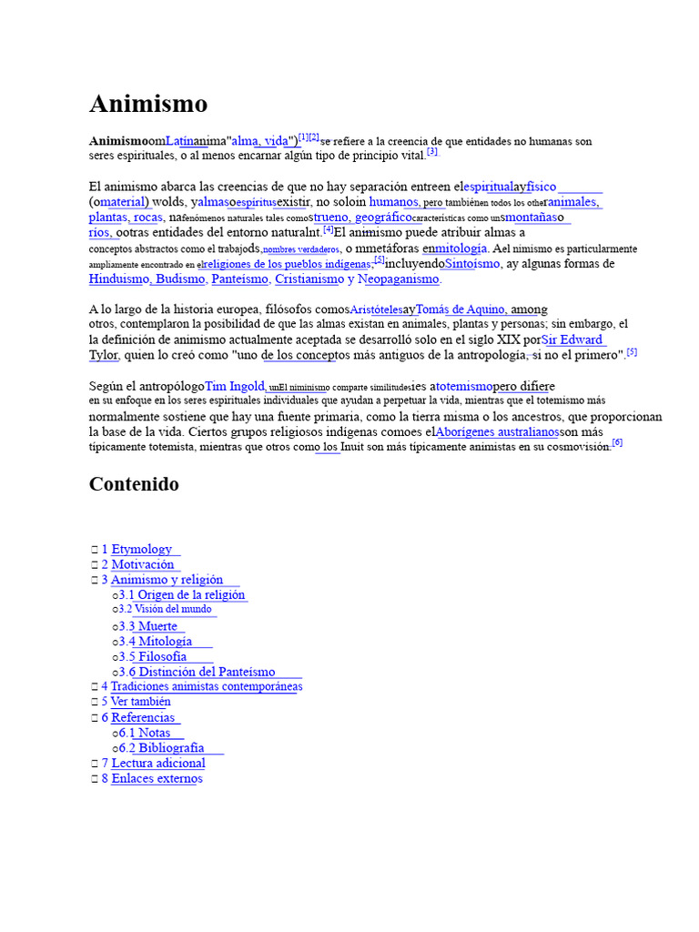 Introducción al Animismo y sus Creencias | PDF | Alma