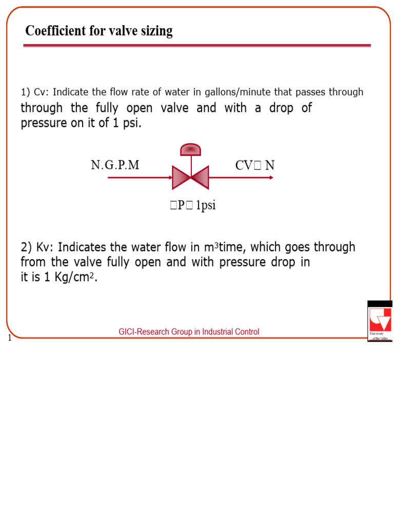 Valve Calculation | PDF | Viscosity | Fluid Dynamics