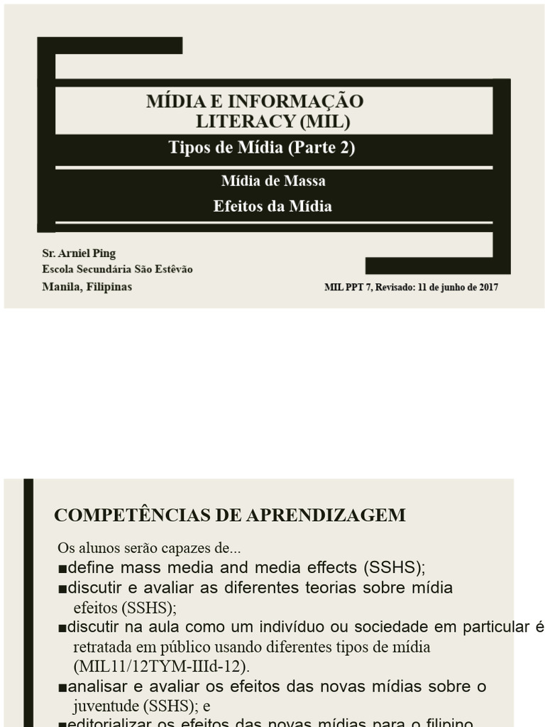 Efeitos da Mídia de Massa na Juventude | PDF | Propagandismo | Comunicação