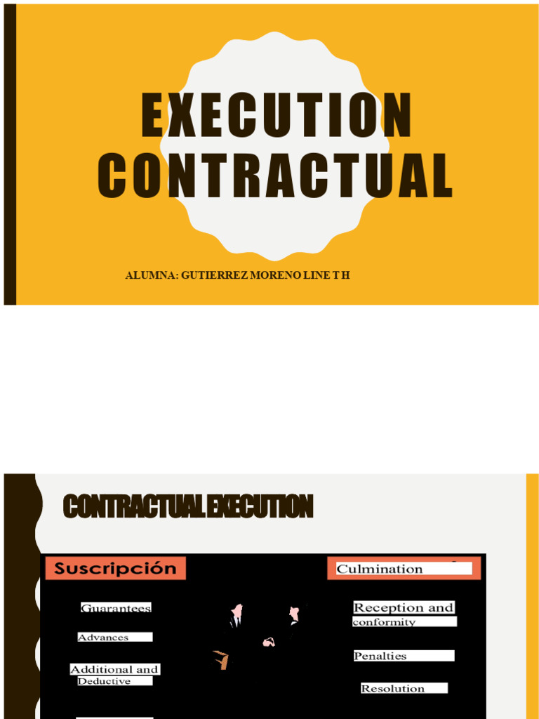 Contract Execution Guidelines and Requirements | PDF | Guarantee ...