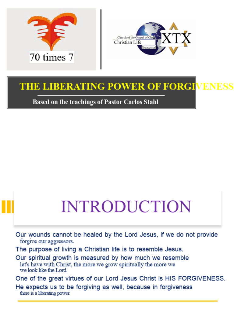 The Power of Forgiveness Explained | PDF | Forgiveness | Sin