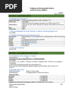 Lenovo Lithium Ion Battery MSDS | PDF | Lithium Ion Battery ...