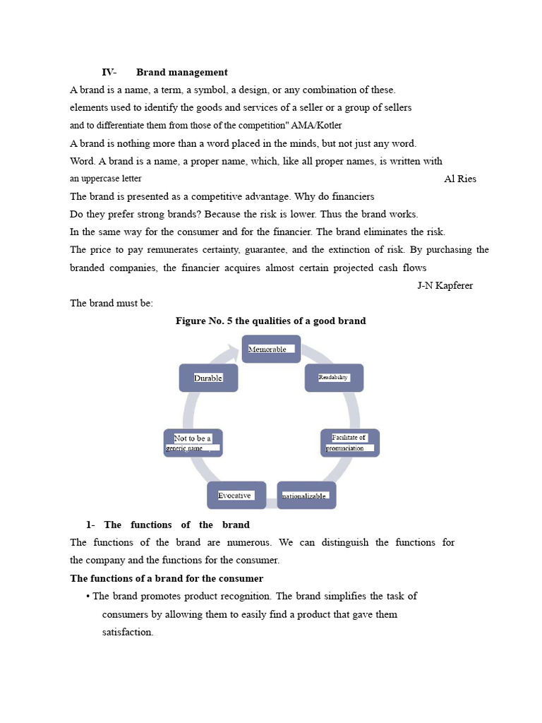 Chapter I Brand Management | PDF | Brand | Marketing