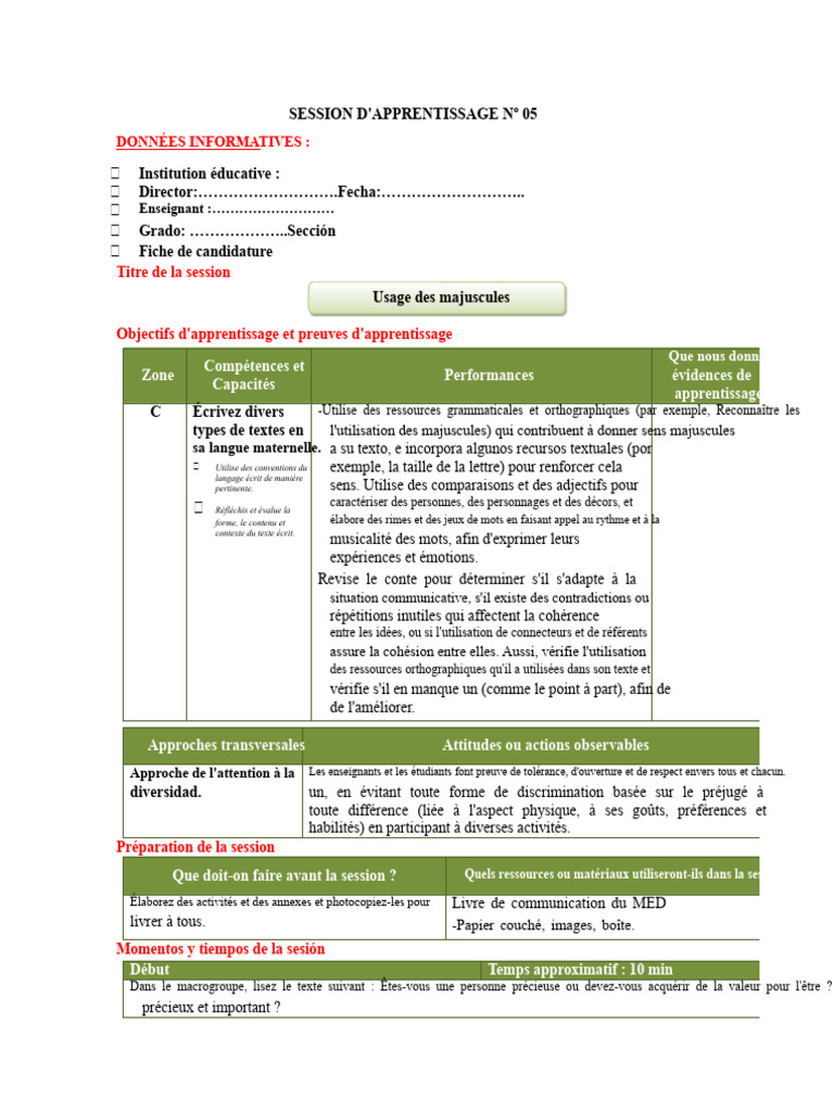 Utilisation des majuscules en écriture | PDF | Écriture bicamérale