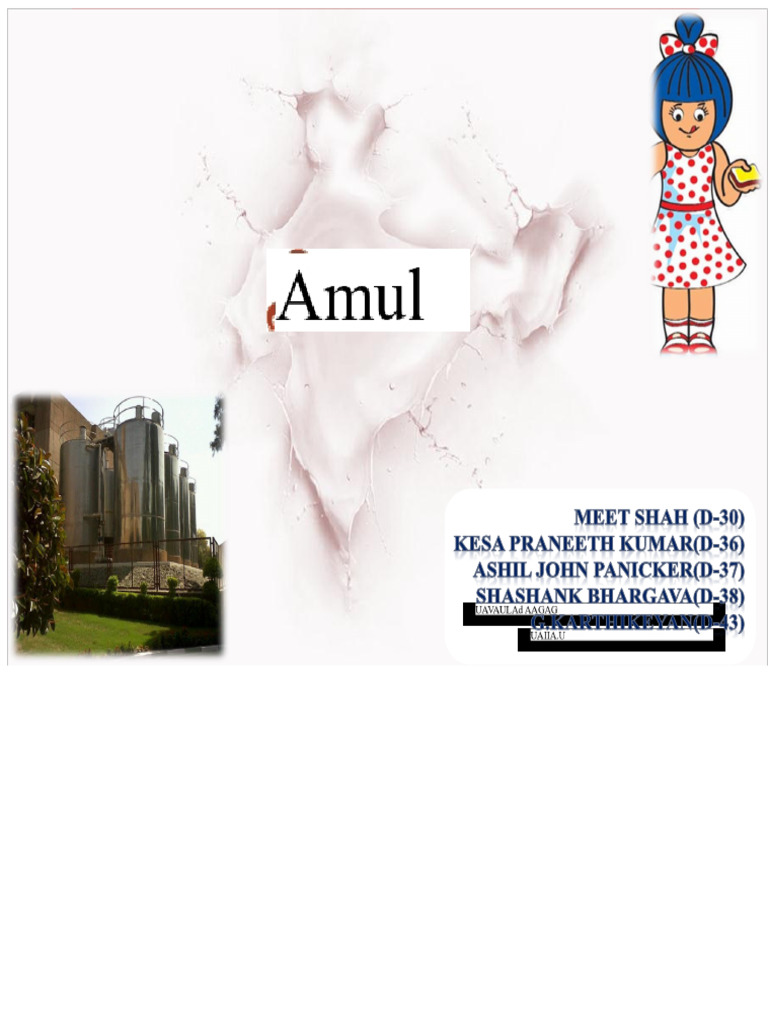 Sejarah dan Manajemen Amul di India | PDF