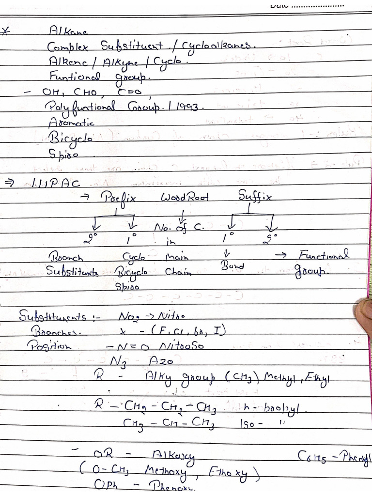 Hand written notes | PDF