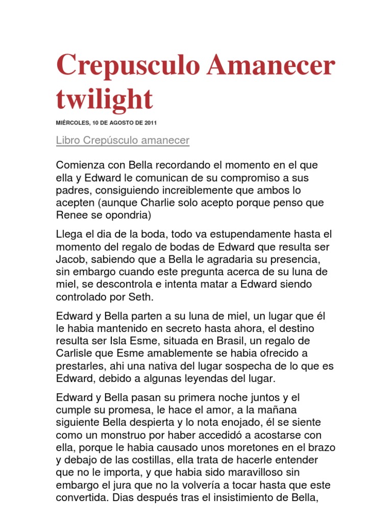 Saga Crepúsculo: Orden de los libros/películas – PSICOLOGÍA 👩🏻\u200d⚕️ ONLINE, image size:768x1024