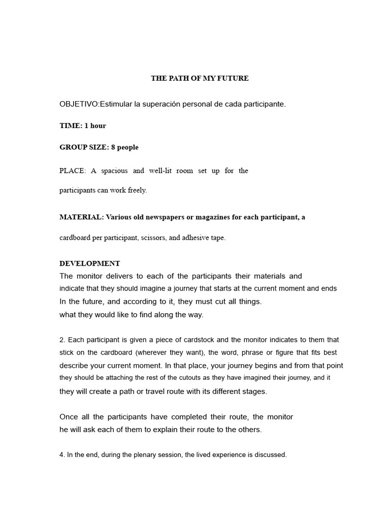 The path of my future | PDF