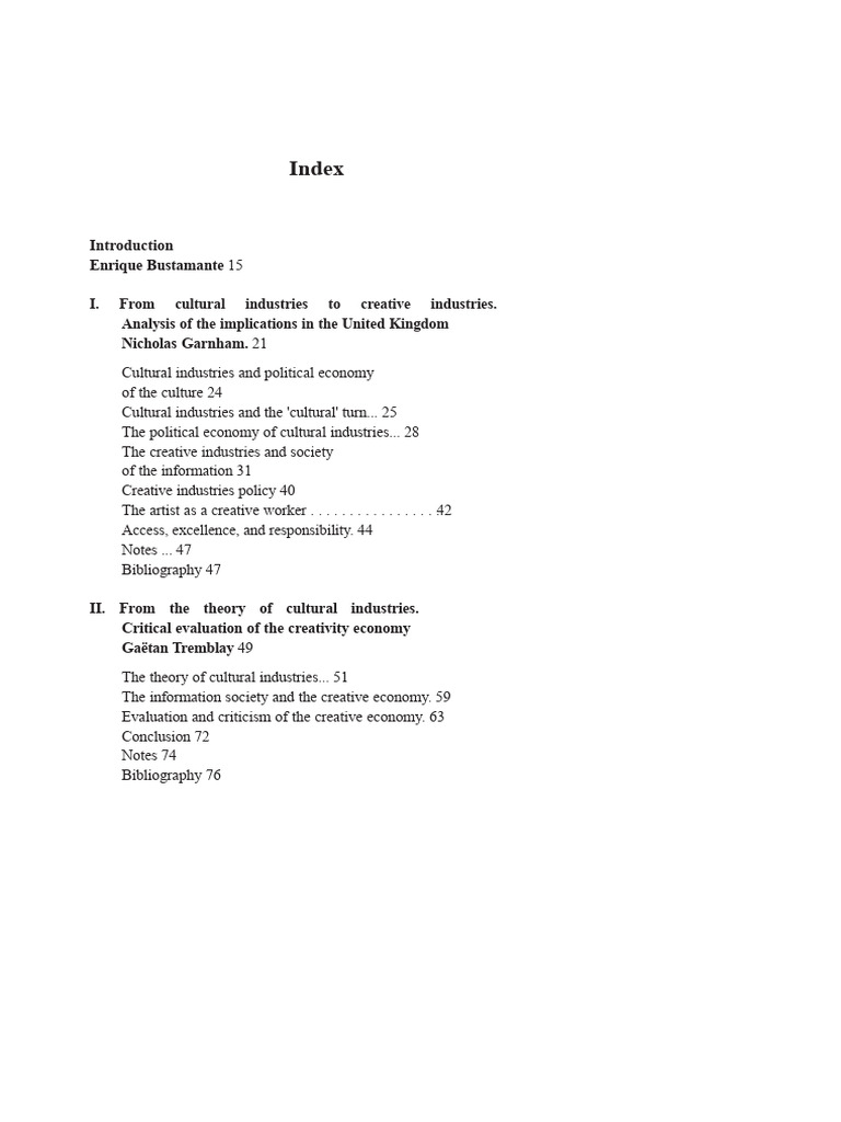 Cultural and Creative Industries Analysis | PDF | Evaluation | Policy
