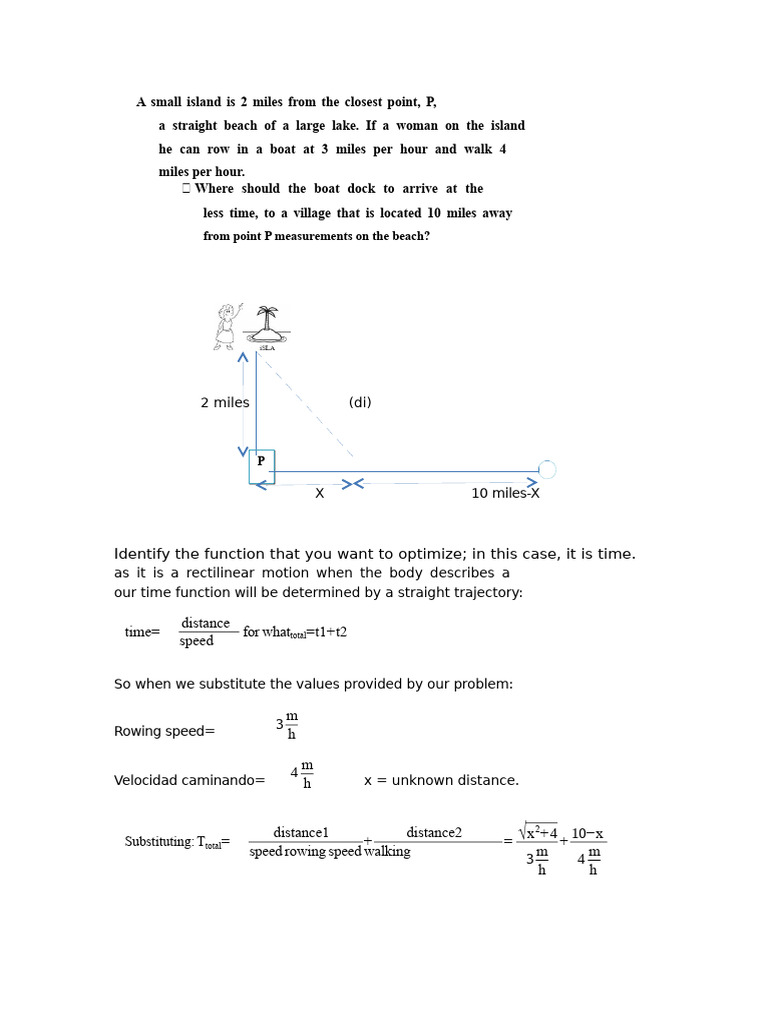 Optimize Travel Time to Village | PDF | Mathematical Optimization ...