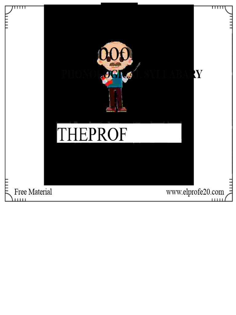 Phonological Syllabary Workbook | PDF | Writing | Reading (Process)