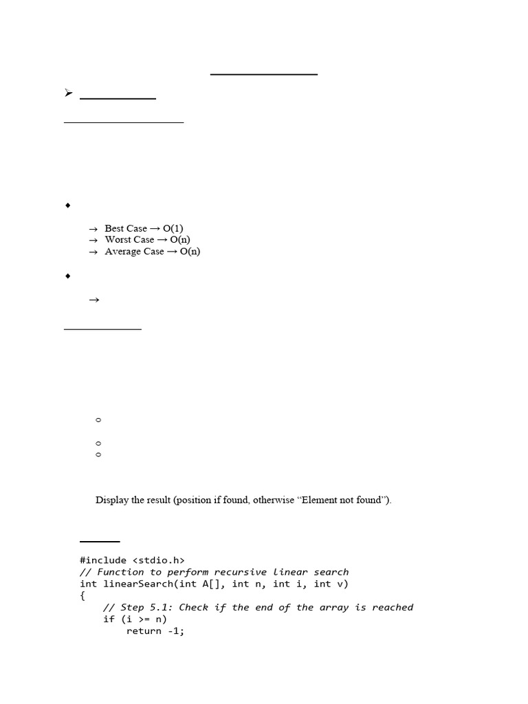 Recursive Search and Heap Sort Algorithms | PDF | Computer Programming ...