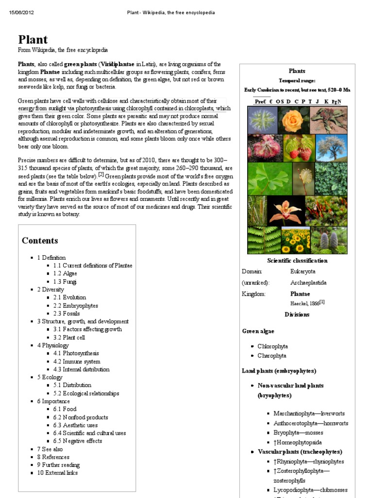 Plant Encyclopedia PDF Plants Horticulture And Gardening