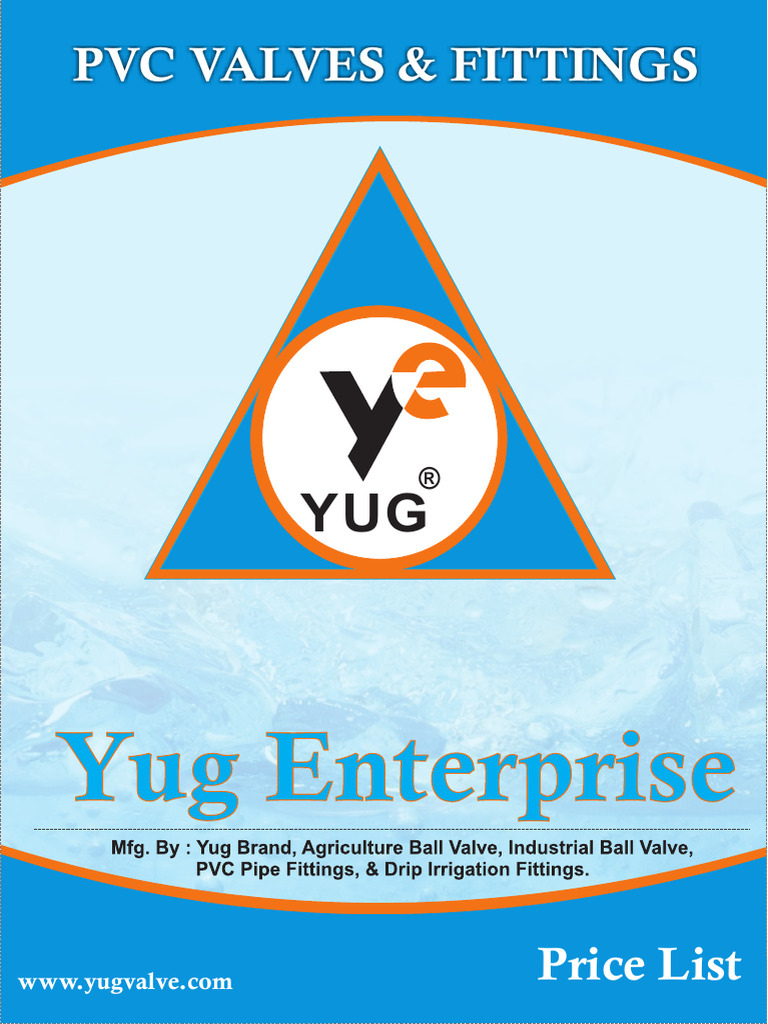 YUG PVC Valves & Fittings Price List | PDF | Valve | Screw