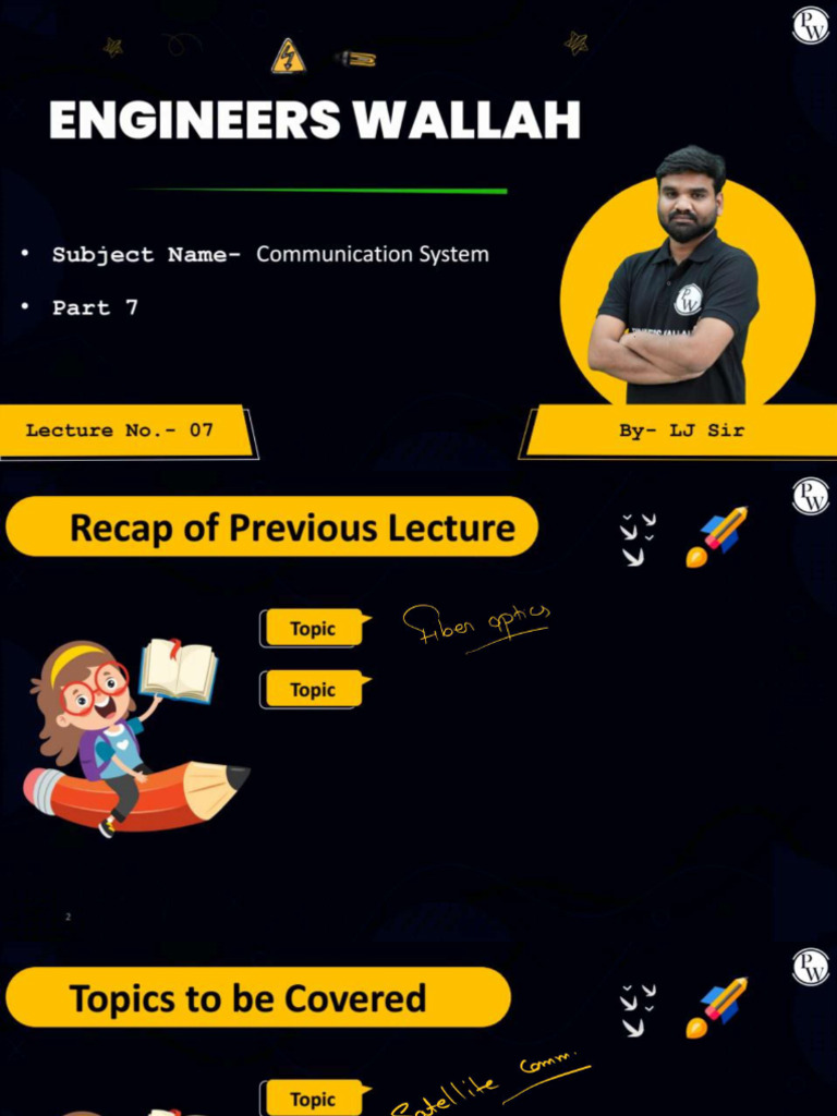 Communication System 07 (Part - 07) - Class Notes | PDF
