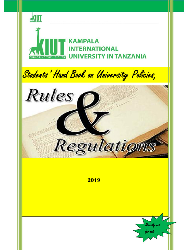 University Student Handbook 2019 | PDF | Course Credit