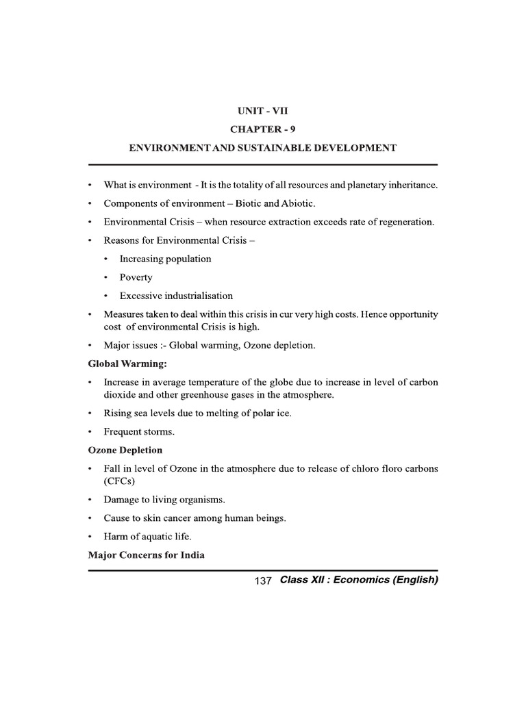 Ch 8 Environment | PDF