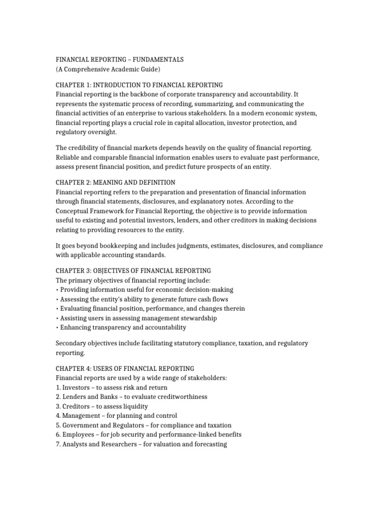 Financial Reporting Fundamentals Scribd Premium | PDF | Balance Sheet ...