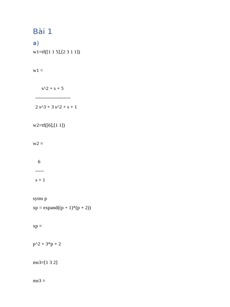 Transfer Function Analysis and Stability | PDF