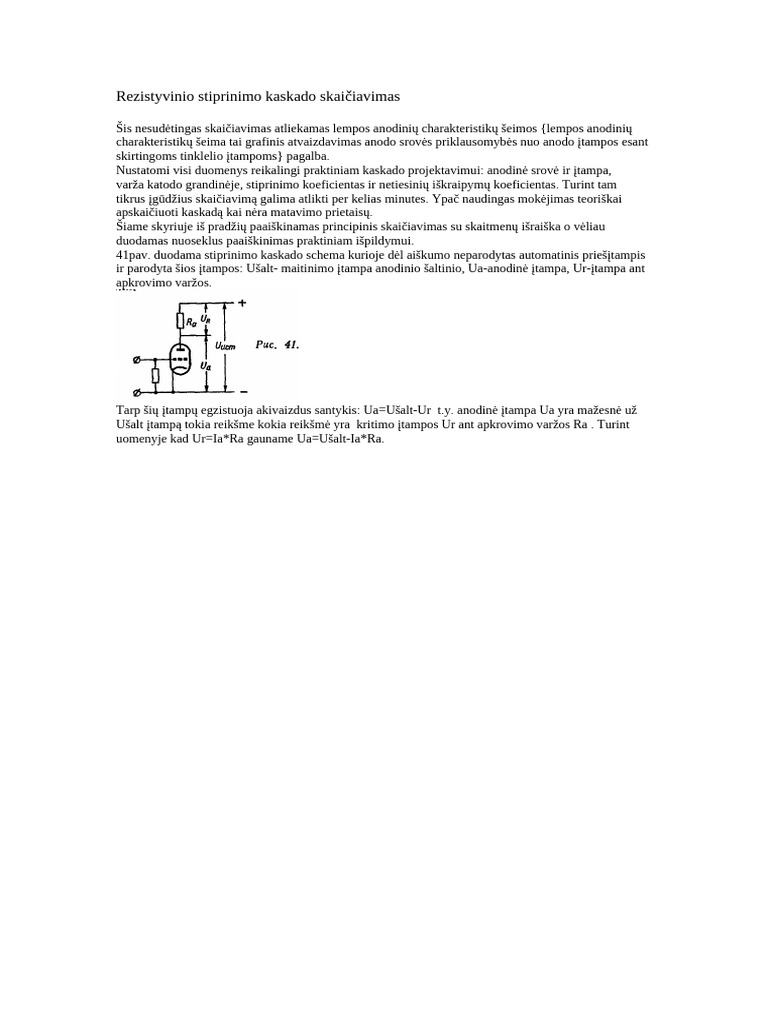 Rezistyvinio Stiprinimo Kaskado Skai%e8iavimas | PDF
