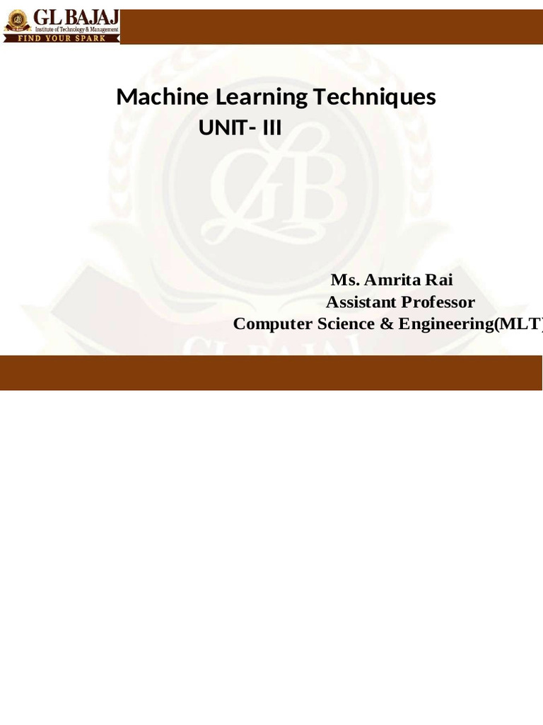 mlt-3 | PDF | Applied Mathematics | Algorithms