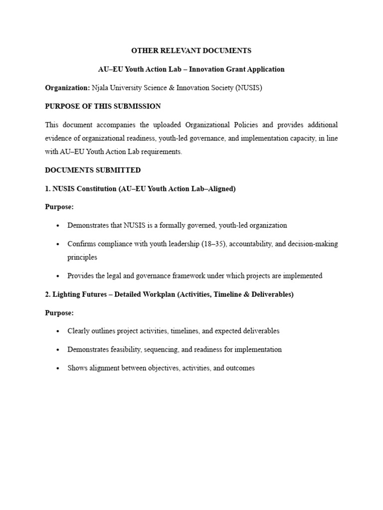 Other Relevant Documents | PDF