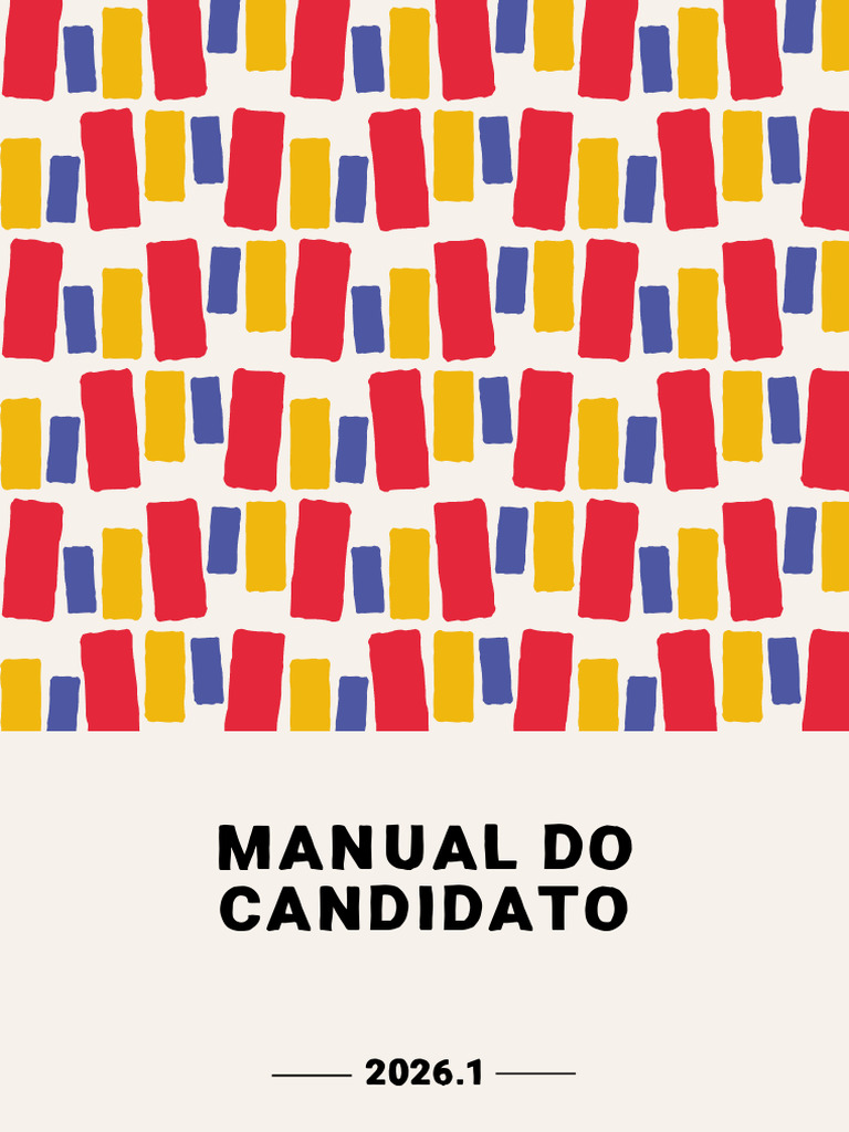Manual do Candidato - Processo Seletivo 2026 | PDF