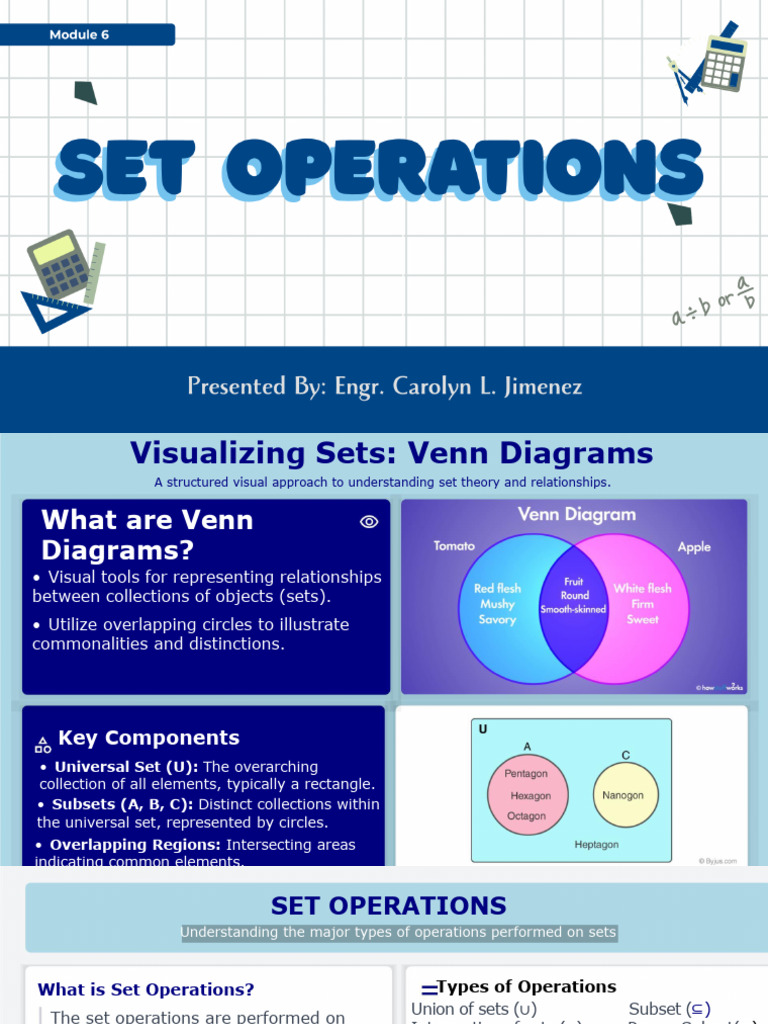 Understanding Venn Diagrams and Set Theory | PDF | Set (Mathematics ...