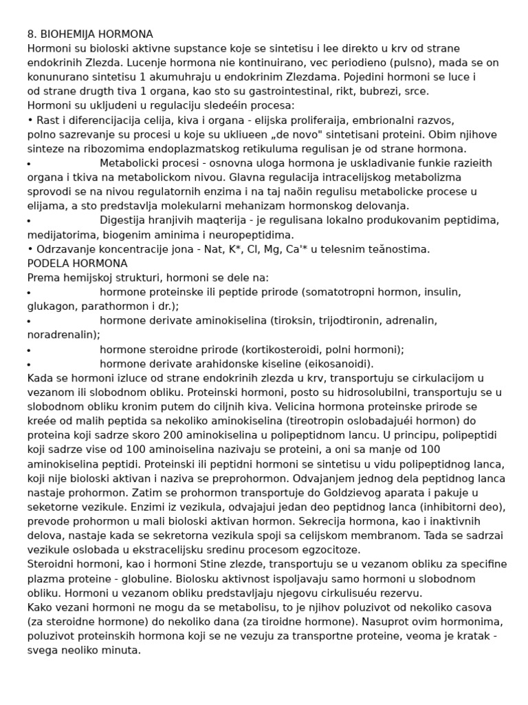 Biohemija 1 | PDF
