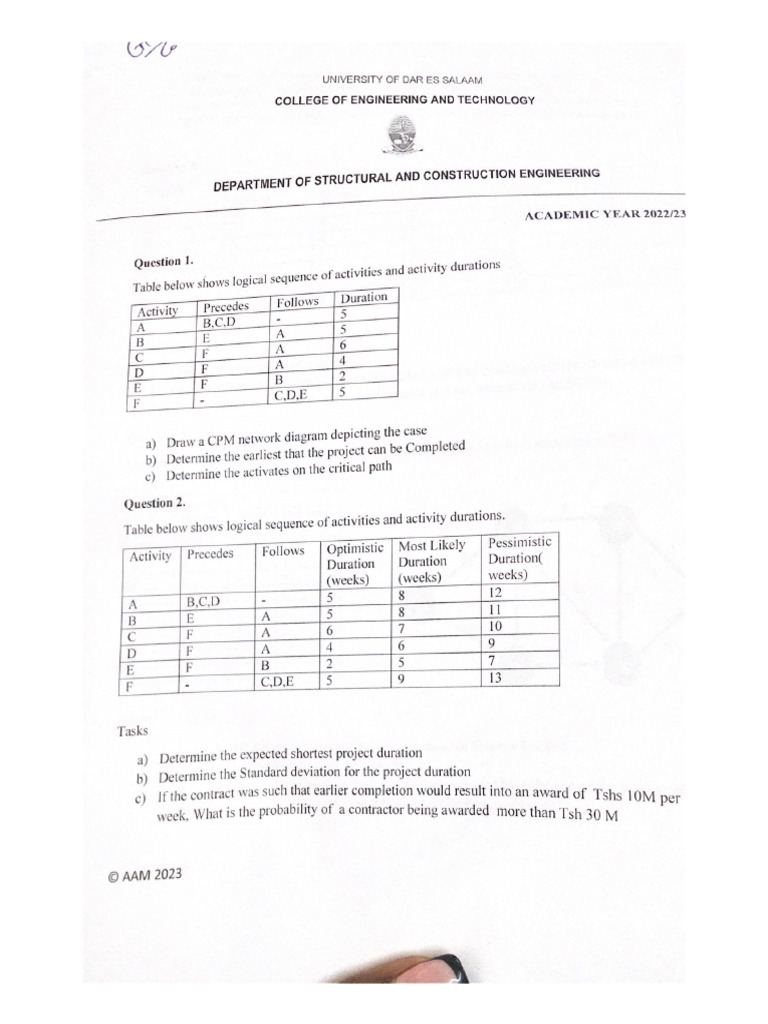 SC431 Tutorial No. 2-2 2022-23 | PDF
