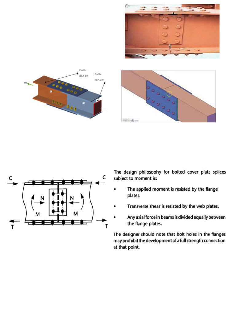 Design of Beam Splices | PDF | Mechanics | Structural Engineering