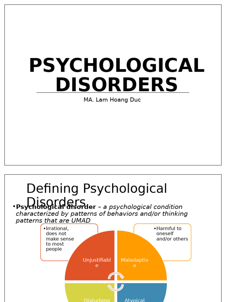 Understanding Psychological Disorders | PDF | Personality Disorder ...