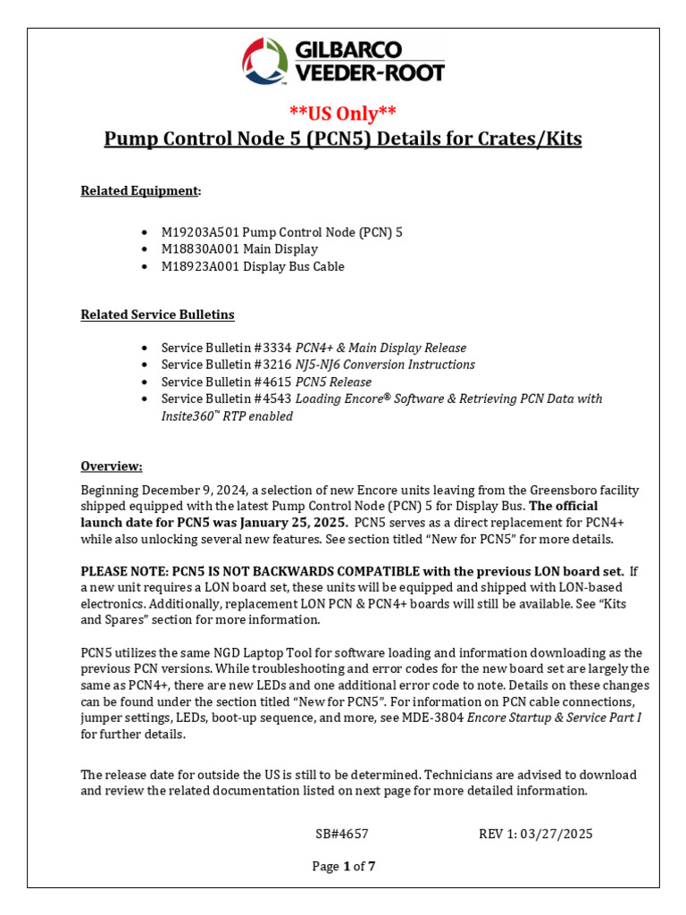 PCN5 Pump Control Node Overview | PDF | Usb | Computing