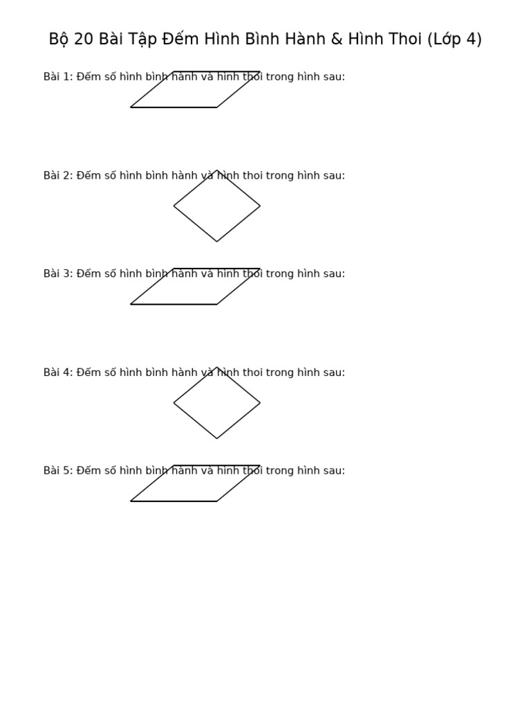 20 Bai Tap Dem Hinh Full | PDF