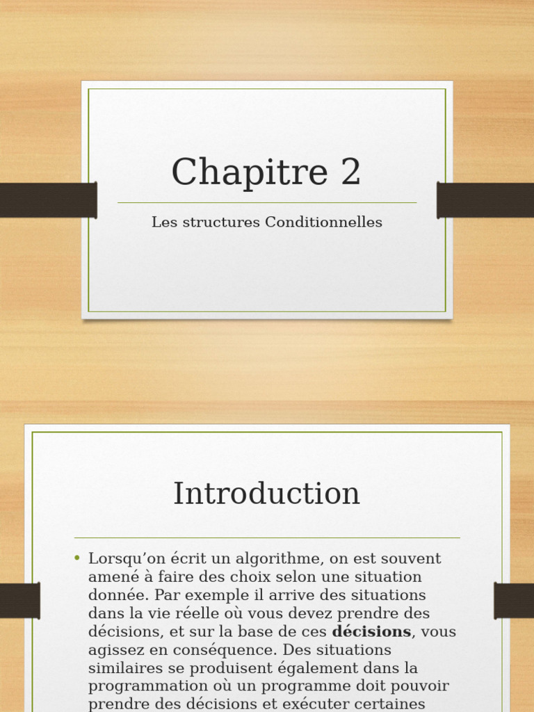 Structures Conditionnelles en Programmation | PDF | Programmation ...