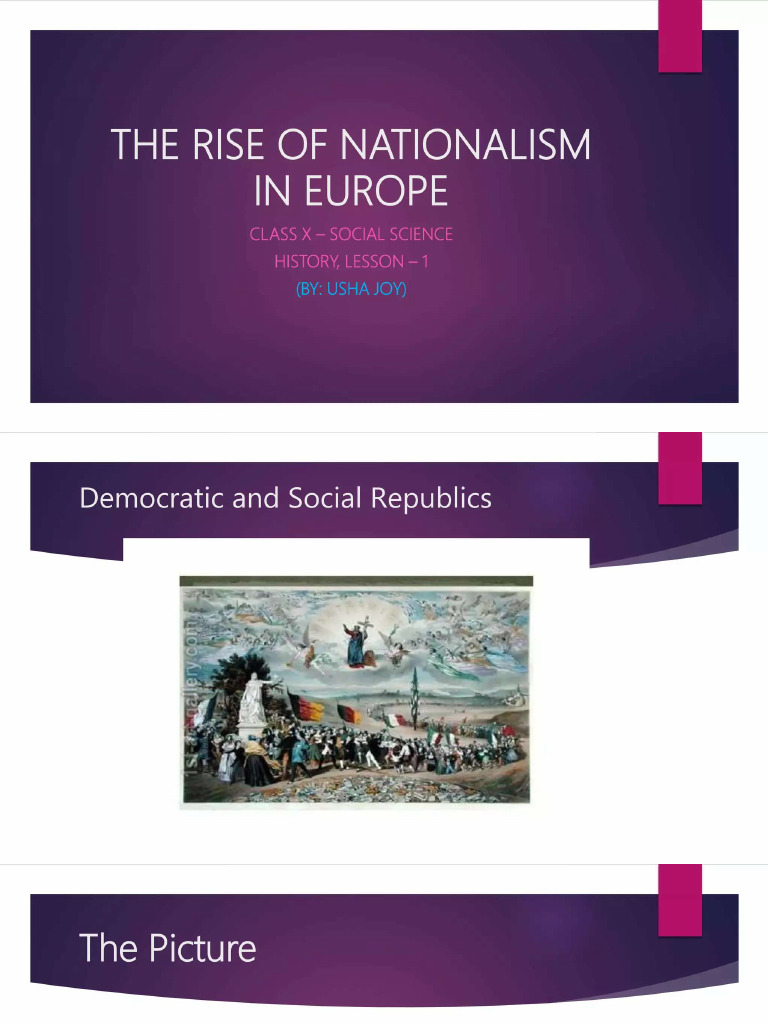 Rise of nationalism in europe | PDF