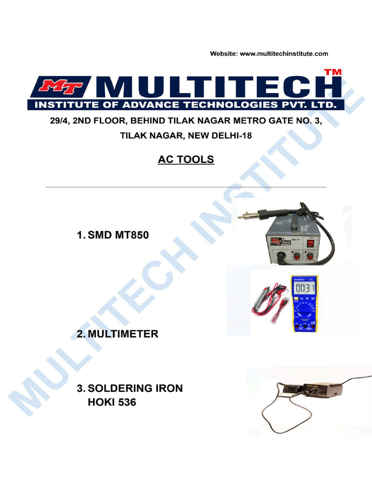 Tools List 1 | PDF