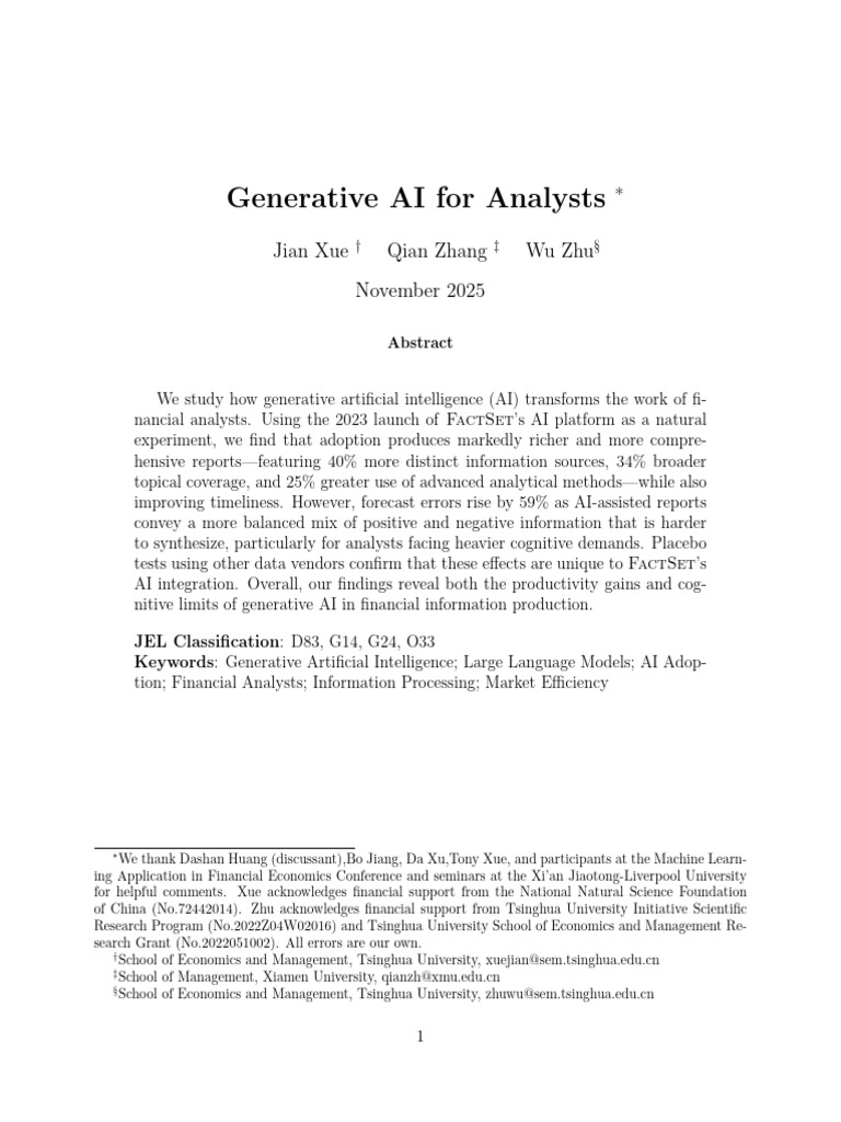 Generative AI for Analysts | PDF | Artificial Intelligence ...