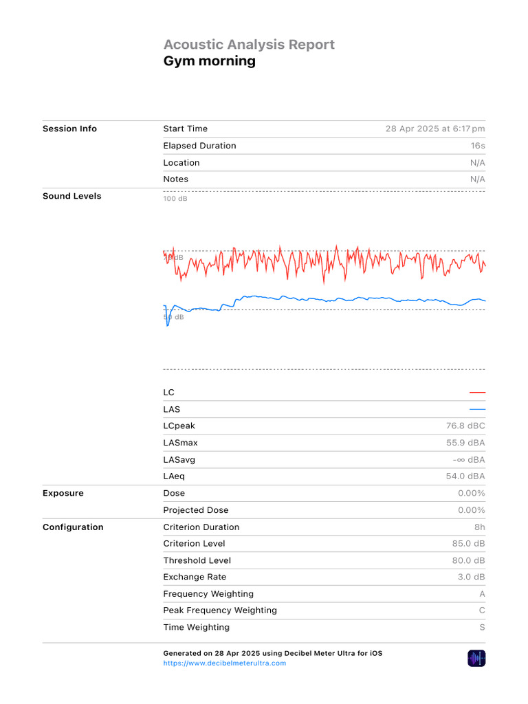 Acoustic Analysis Report Summary | PDF