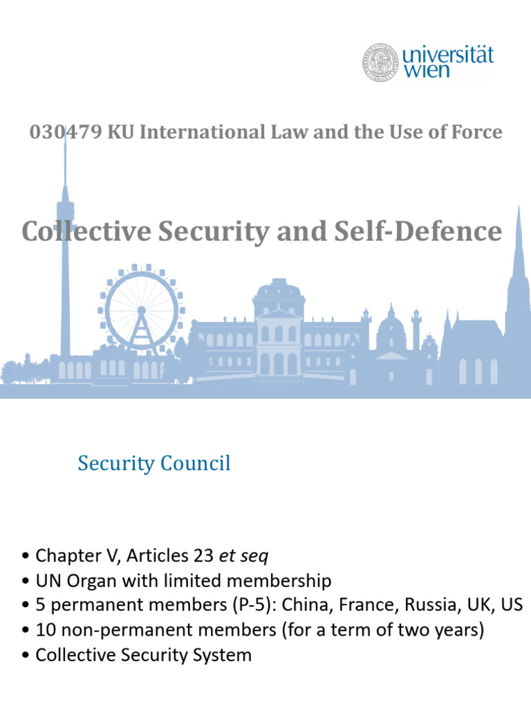 International Law: Security Council Dynamics | PDF | United Nations ...