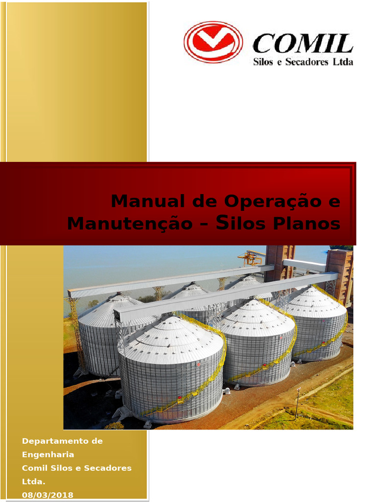 Manual de Silos Planos: Operação e Manutenção | PDF | Corrosão | Parafuso