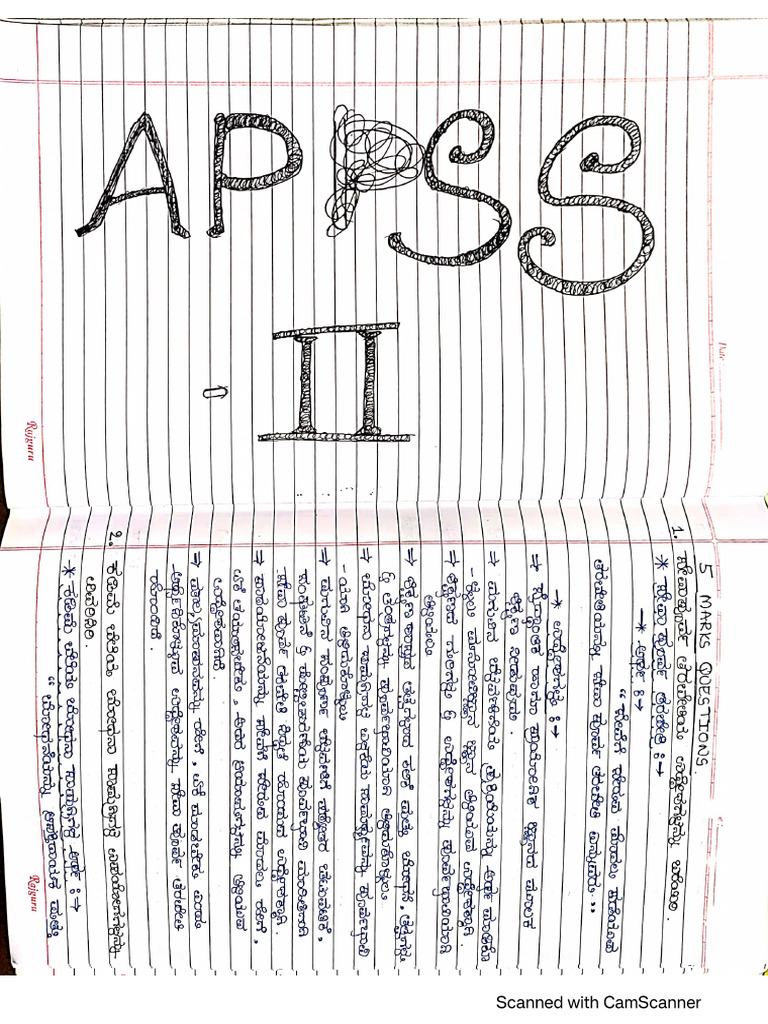 Apss 2 Question Bank | PDF