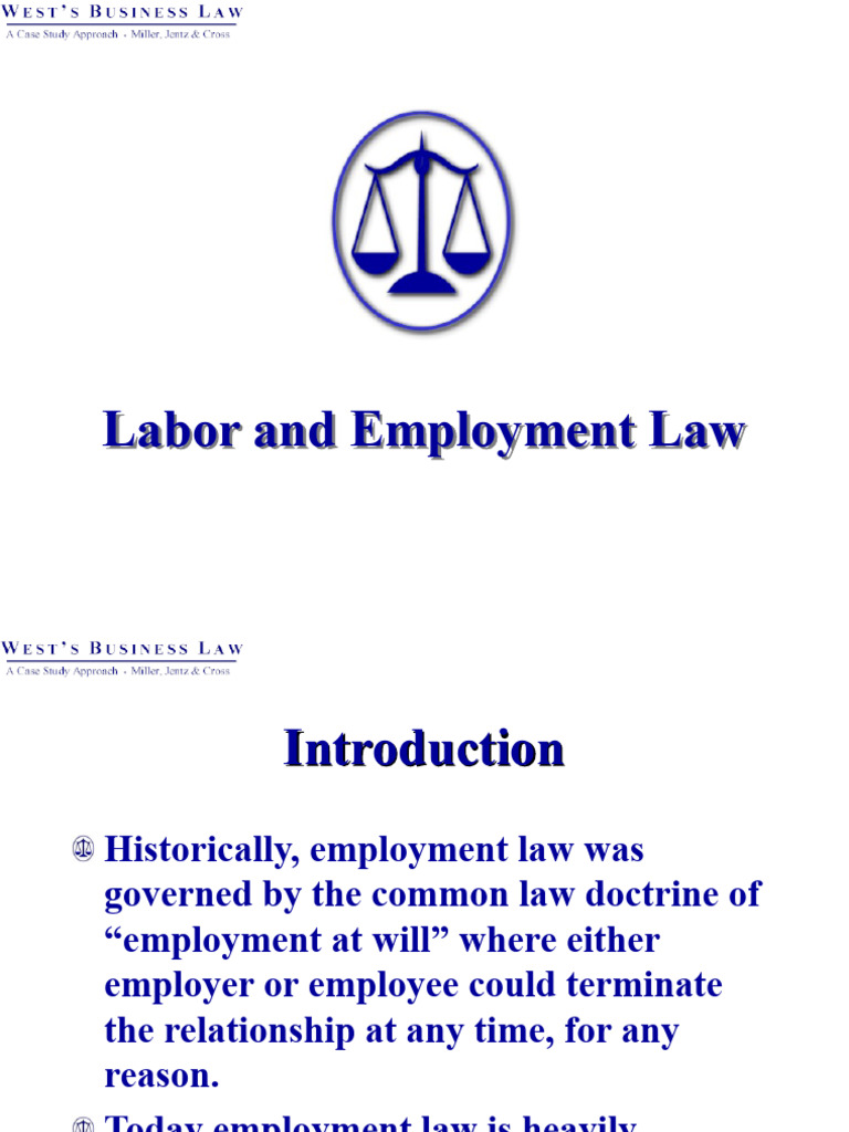 Overview of Labor and Employment Law | PDF | Employment | Labour Law