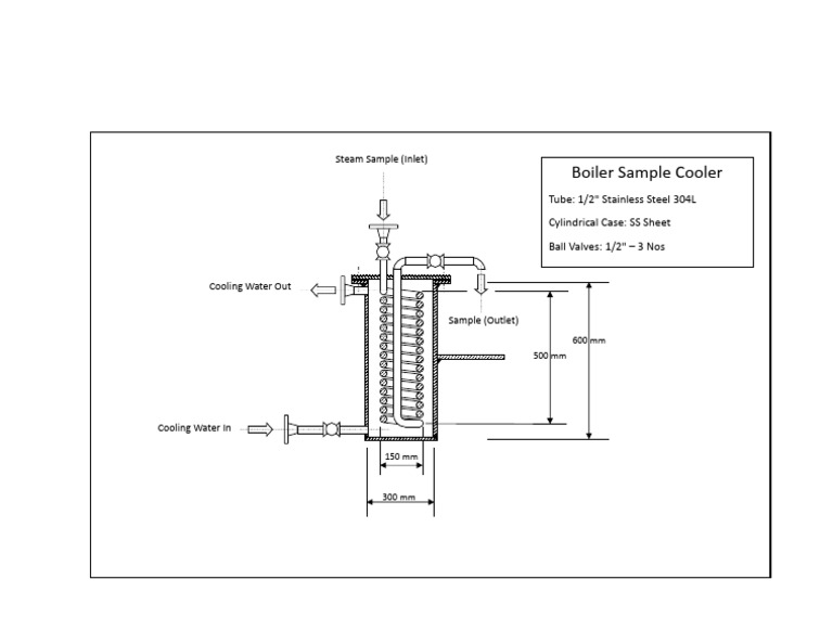Boiler Sample Cooler Specifications | PDF